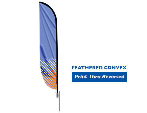 Custom Feather Convex Flag